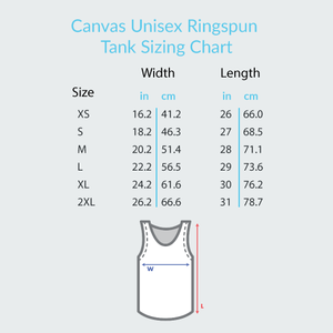 Beach Life 2019 -- Canvas Unisex Ringspun Tank