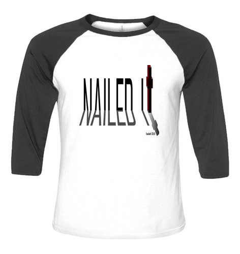 Nailed IT 3/4 Unisex Basesball Tee