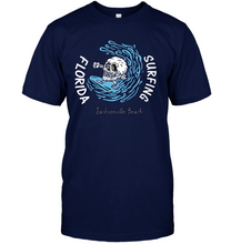 Florida Skull Surfing - Unisex Short Sleeve Classic Tee