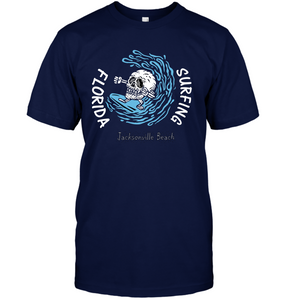 Florida Skull Surfing - Unisex Short Sleeve Classic Tee