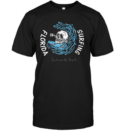 Florida Skull Surfing - Unisex Short Sleeve Classic Tee