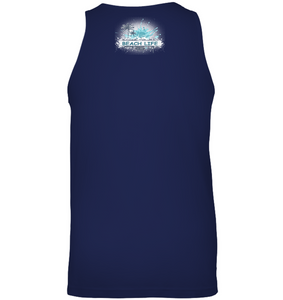 Florida Skull Surfing -- Canvas Unisex Ringspun Tank