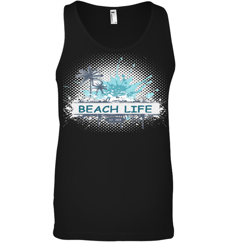 Beach Life 2019 -- Canvas Unisex Ringspun Tank