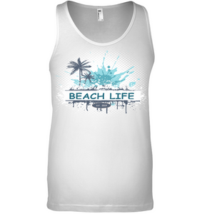 Beach Life 2019 -- Canvas Unisex Ringspun Tank