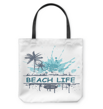 Beach Life - 18x"x18" Basketweave Tote Bag