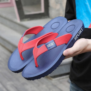 Men flip flops High Quality Beach Sandals men shoes Anti-slip Zapatos Hombre Casual Shoes slippers outdoor chanclas hombre 2019